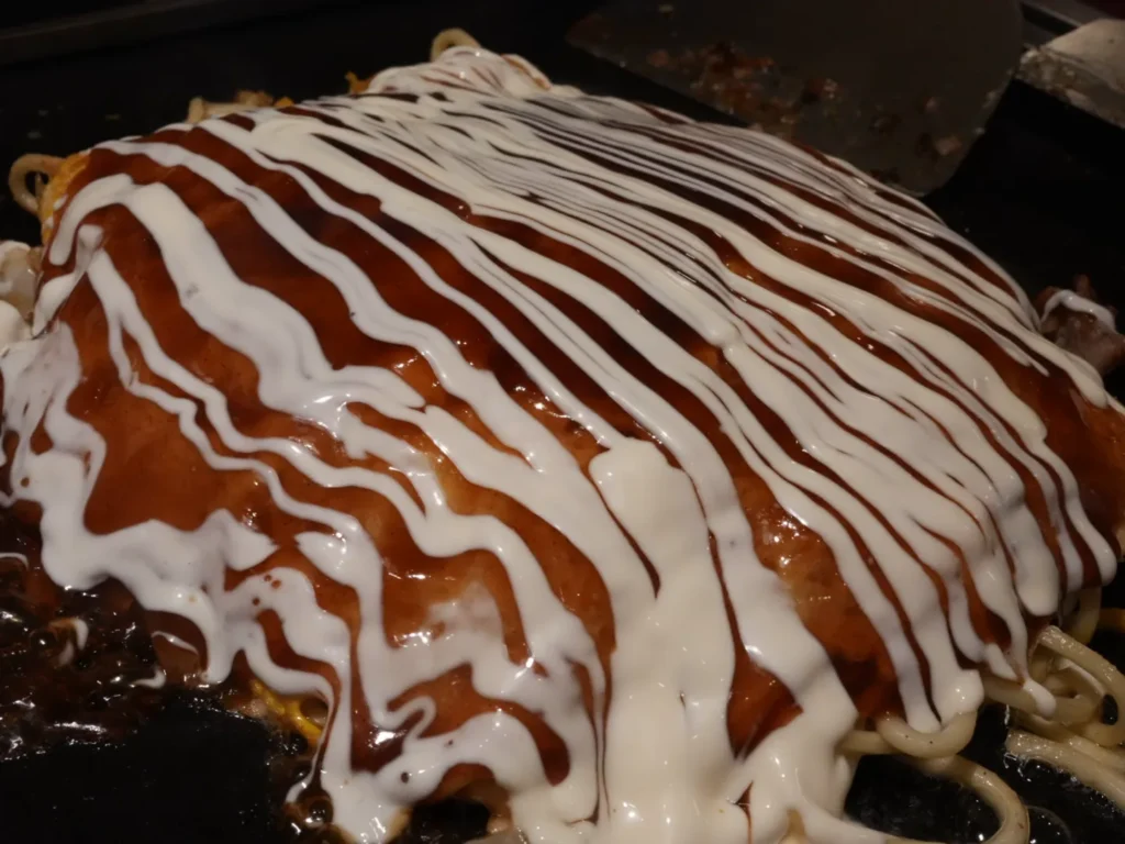 special mixed okonomiyaki