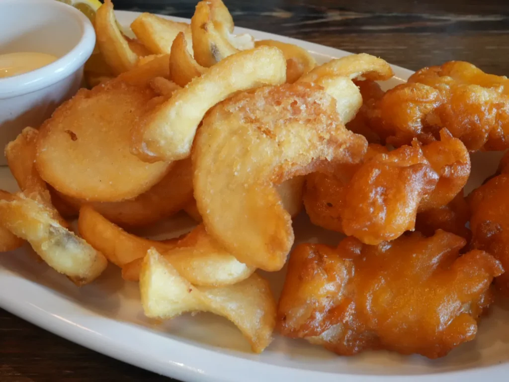 fish and chips craft beer