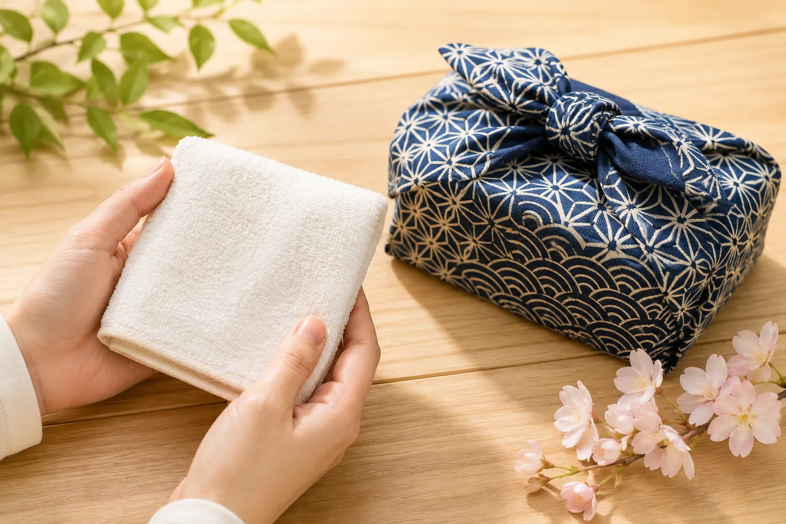 Japanese Hand Towel And Furoshiki